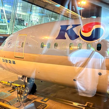 Image of: 항공사 리뷰: 대한항공 이코노미 B787-9, 드림라이너, 푸켓-인천